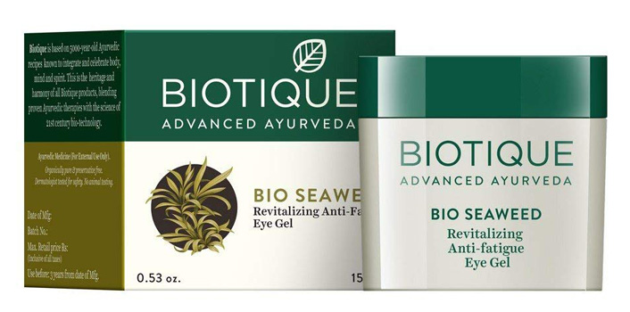 Biotique bio seaweed revitalizing anti fatigue eye gel