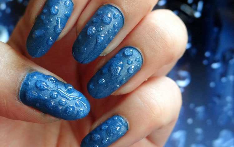 The raindrop nail design