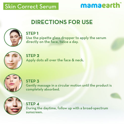 How to use Mamaearth Skin Correct Face Serum